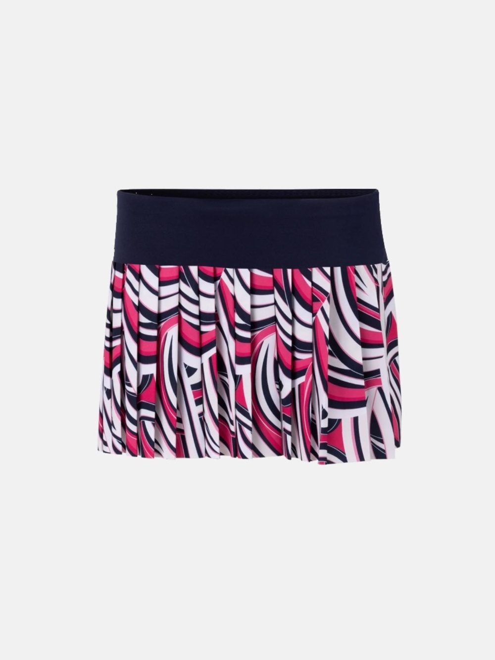 Fila Heritage Women’s Pleated Skort - Pink Navy Abstract Print Size Medium